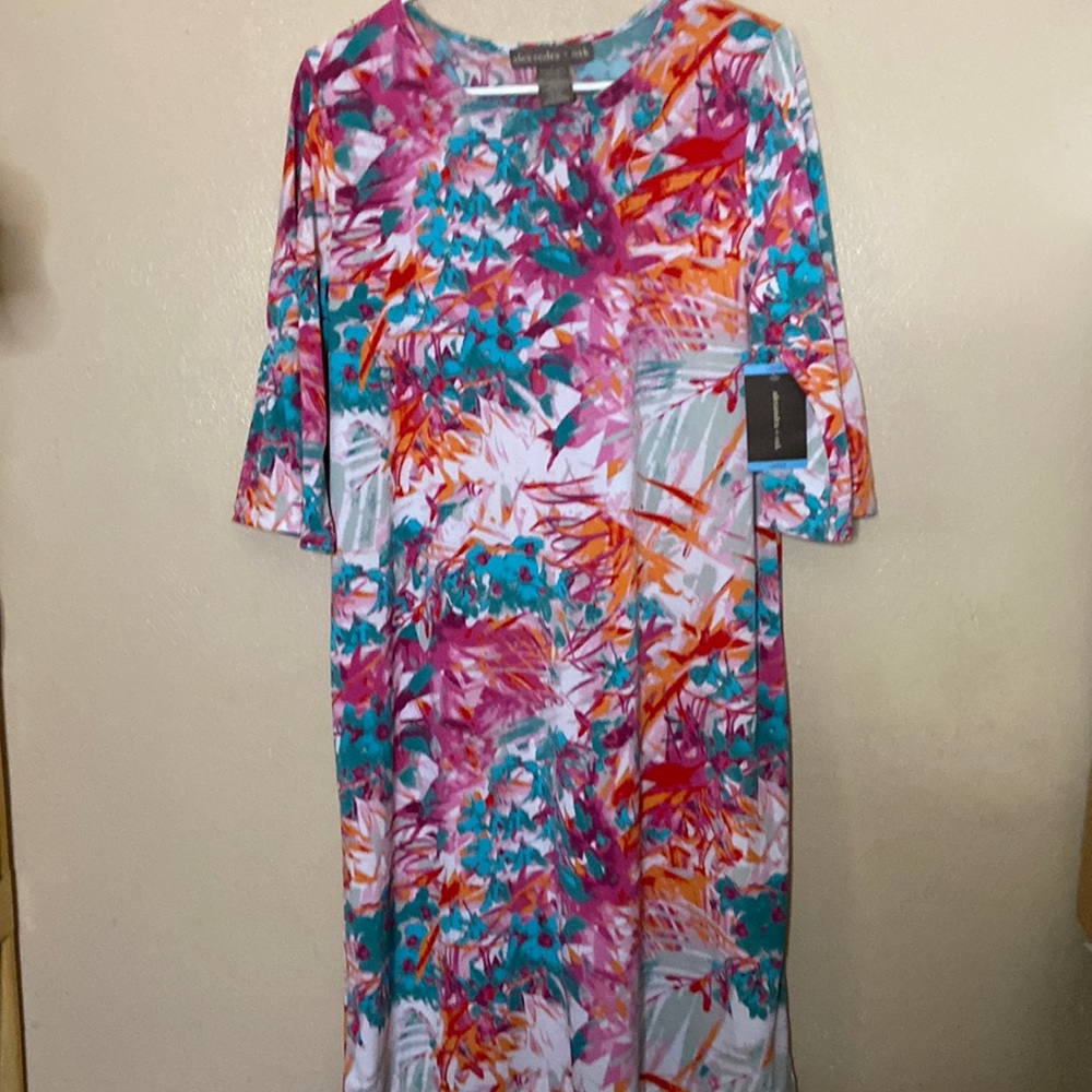 Alexandra + Oak colorful dress